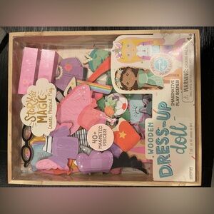 Story Magic Wooden Dress Up Doll